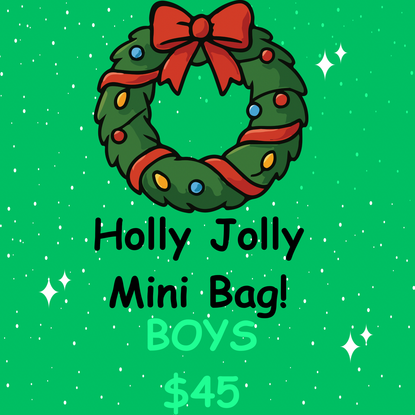 Holly Jolly Mini Bag-BOYS