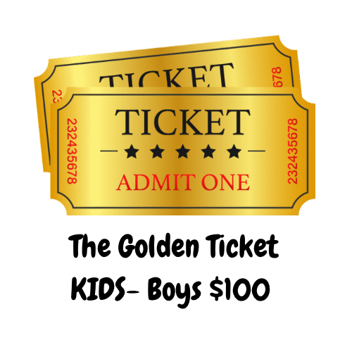 KIDS BOYS Golden Ticket