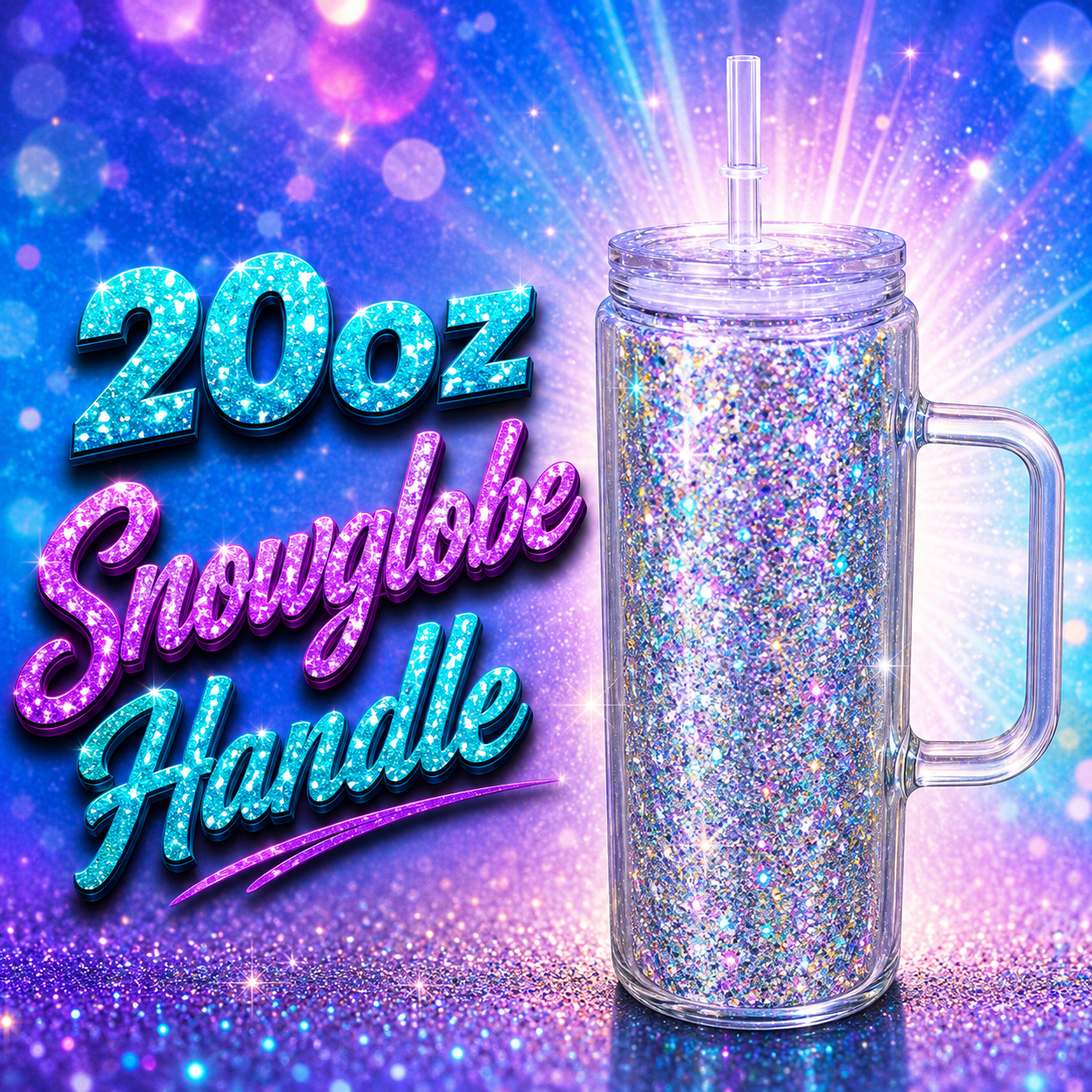 20oz Snowglobe Handle