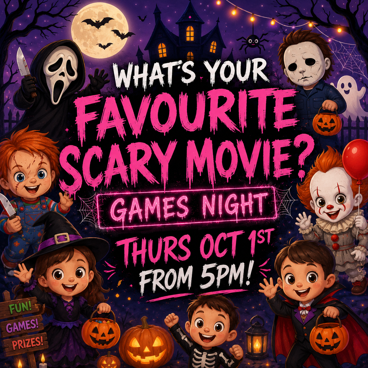 What’s your favourite scary movie? KIDS
