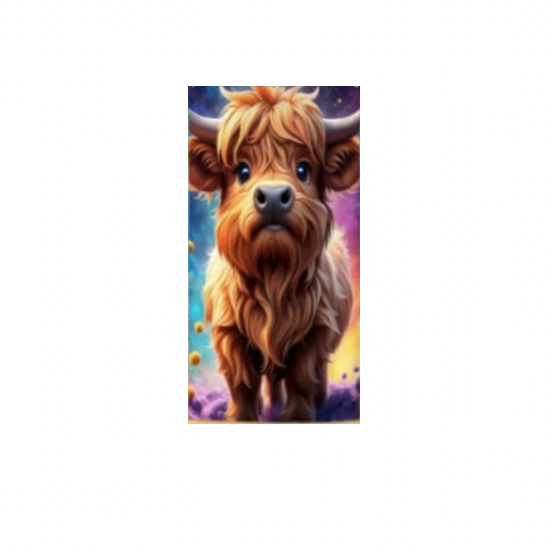 Colourful Cow Towel Pre order